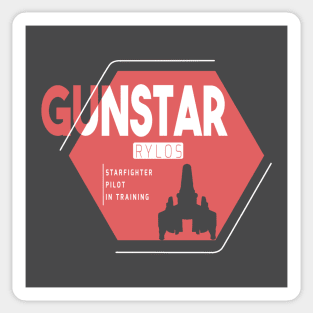 Gunstar Pilot in Training Sticker